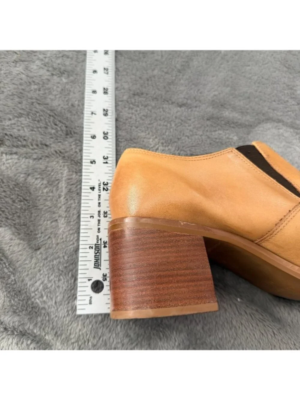 Vintage 90s Y2K Bongo Tan Leather Pointed Toe Boots Booties 10 Western